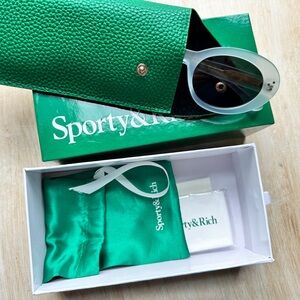 Sporty & Rich Sunglasses (super trendy right now)